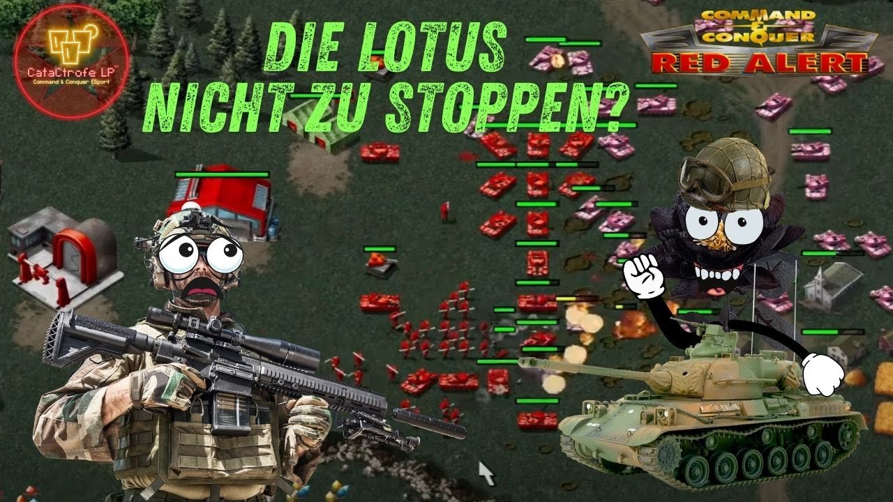 C&C Red Alert | Skinni Vs Schwarzer Lotus | ESports Live mit @nomarino