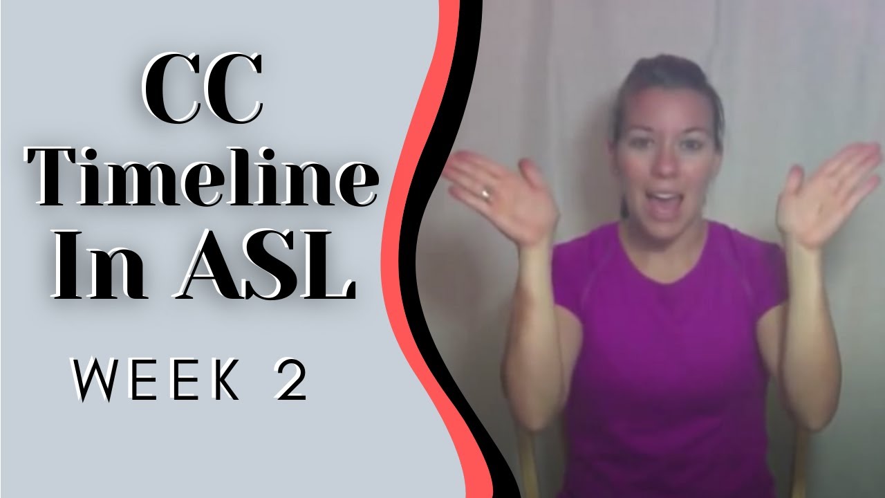 CC Week 2: Движения рук на ASL с пояснениями