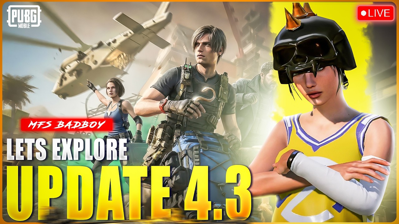 LIVE 🔥 Exploring 4.3 Update New Surprises 😱 PUBG Mobile /BGMI