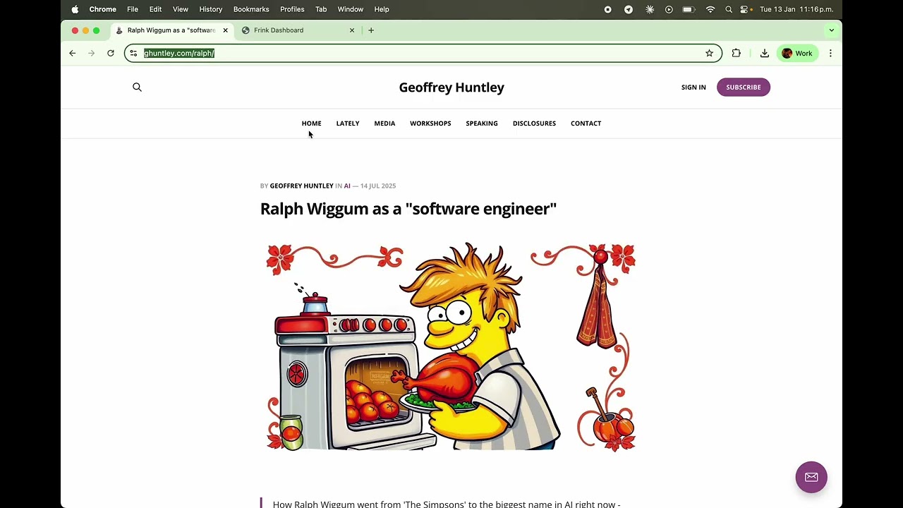 Frink is Ralph Wiggum built on best toolchain (ConvexDB, Next.js, Claude Code)