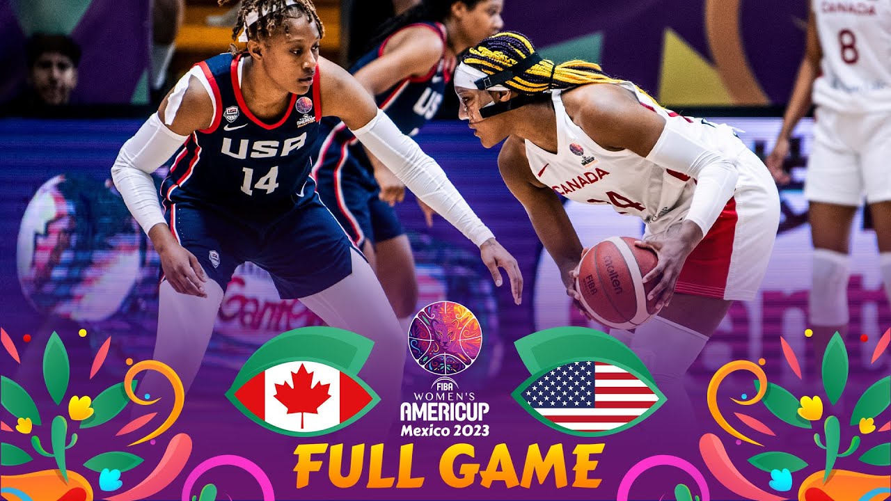 SEMI-FINALS: Canada v USA | Full Basketball Game | FIBA Women's AmeriCup 2023