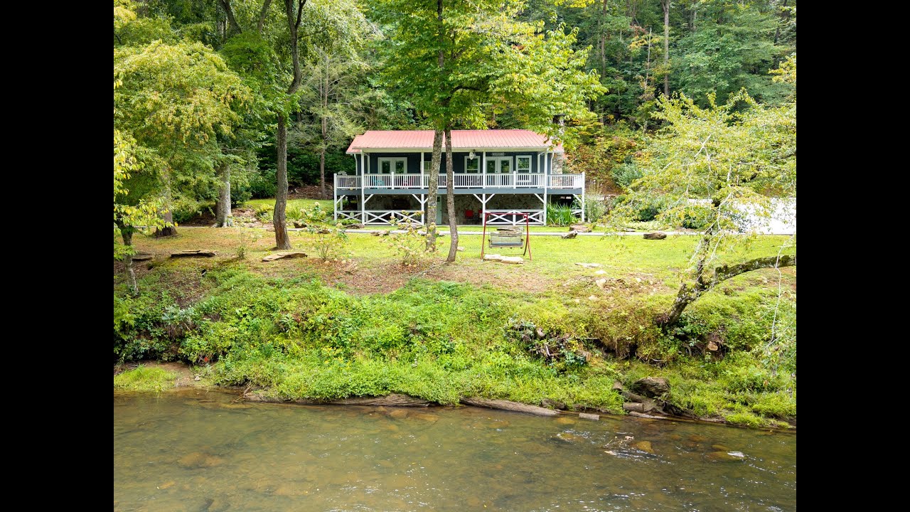 Riverfront Home in the North Carolina Mountains: 270 Hiawassee River Road Murphy, NC