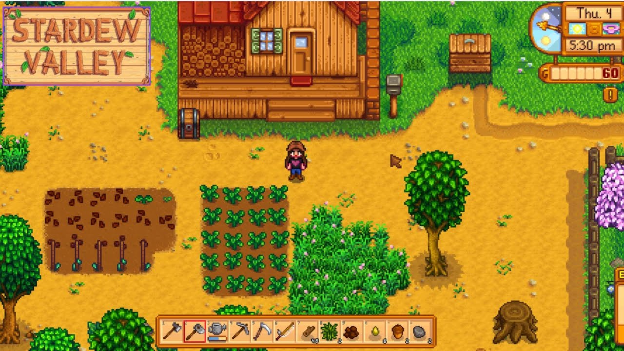 Stardew Valley Year 1 Week 1 (Spring) ||Relaxing Game||Longplay ||No Commentary||