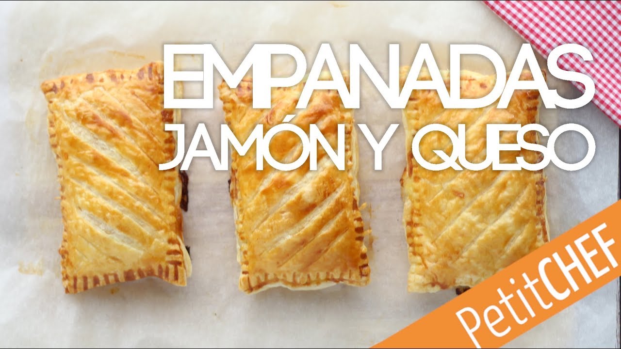 Empanadas hojaldre de jamón y queso | Petitchef
