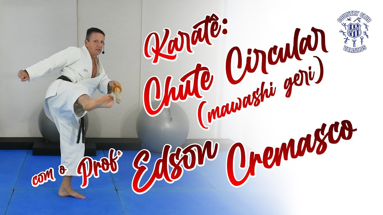 Karatê: Chute Circular (mawashi geri) com o Profº Edson Cremasco