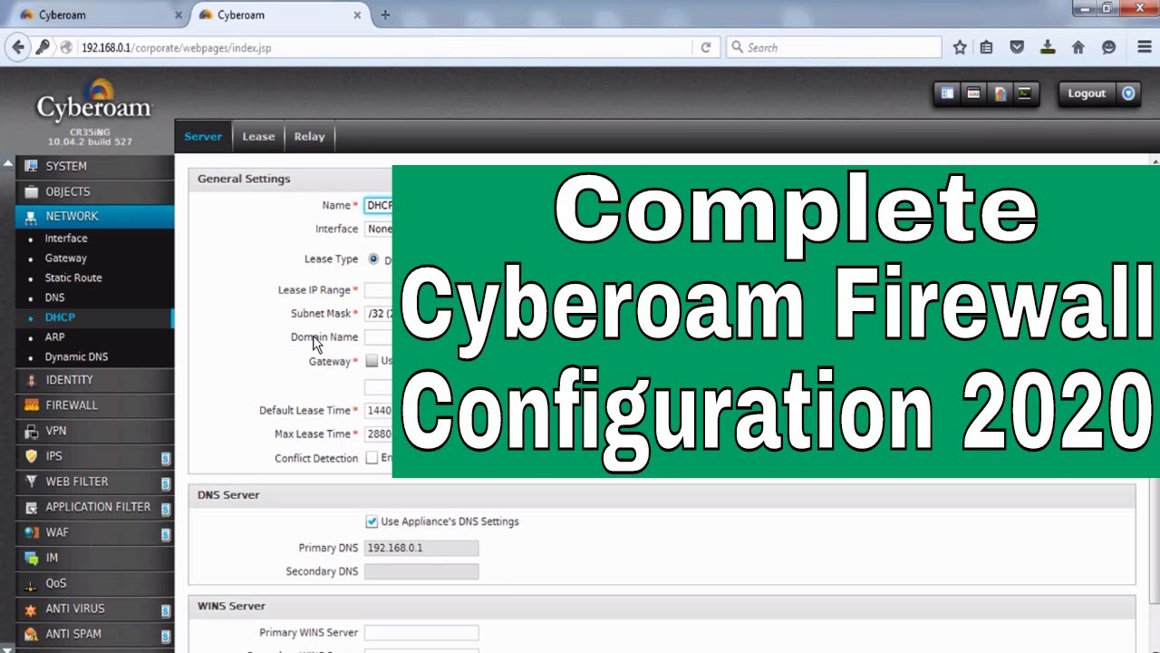 cyberoam firewall configuration step by step | configure cyberoam firewall first time | 2020 Updated