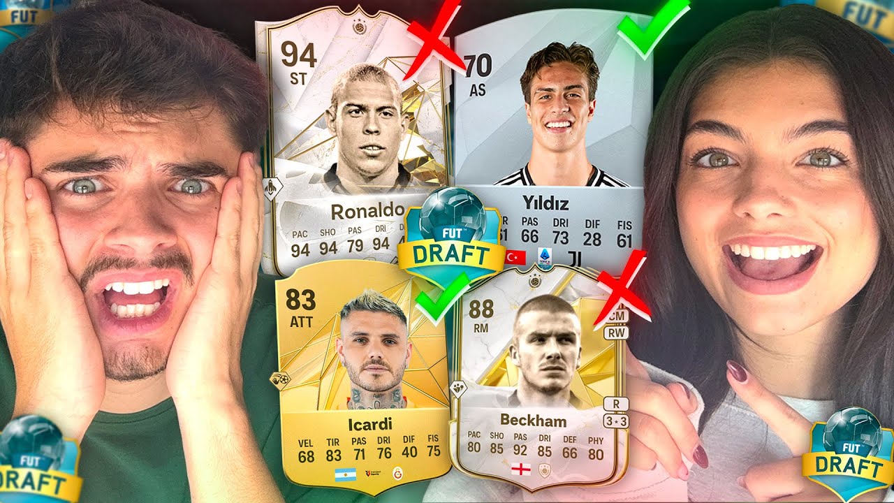 LA MIA RAGAZZA SCEGLIE I PIU' BELLI 😡​ DRAFT EAFC25