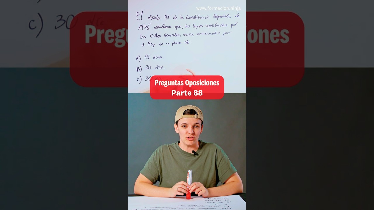 Preguntas de Oposiciones (Parte 88) s&uacute;per preguntable