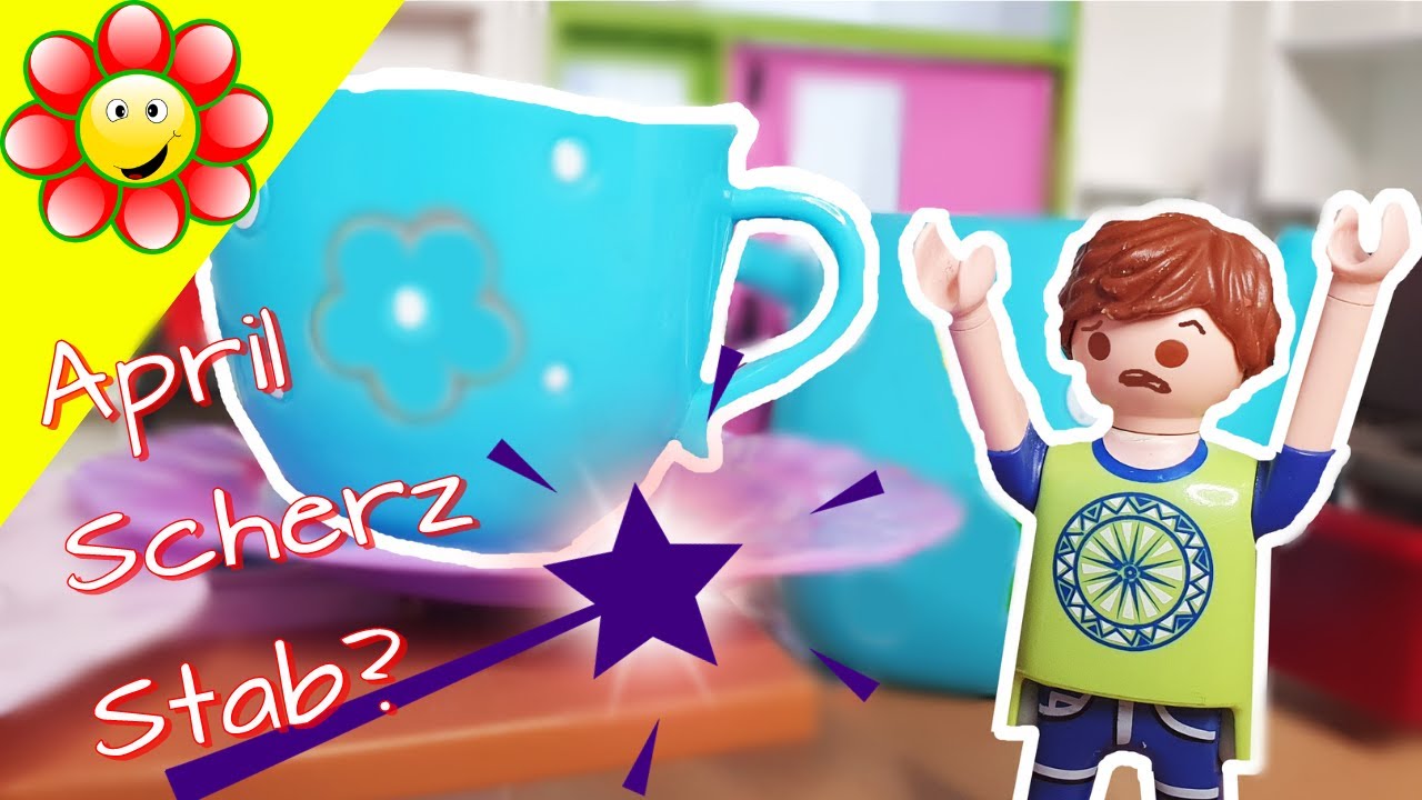April April! Aprilscherz Stab- 1.April Scherze Neur Playmobil Folge Familie Blume - Playmobil Filme