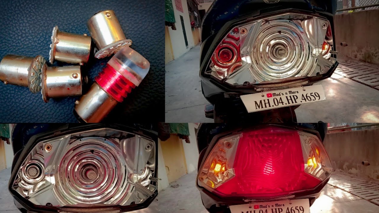 How to Replace Helogen bulb with led bulbs on honda dio or any bike at home