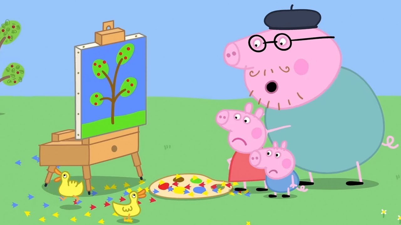 Peppa Pig Playground 🎨 | Painting | Peppa Pig Full Episodes
