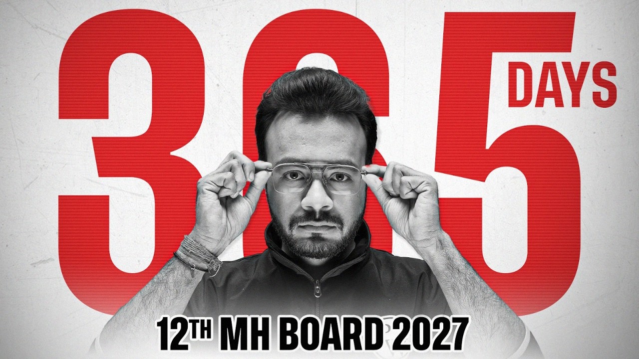 Complete 1-Year Plan for 12th MH Board 2027 Exam 🎯 #hscboard