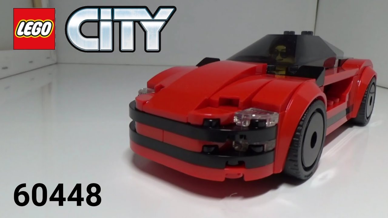Unboxing, speed build, and review of the LEGO City 60448 Sports Car 