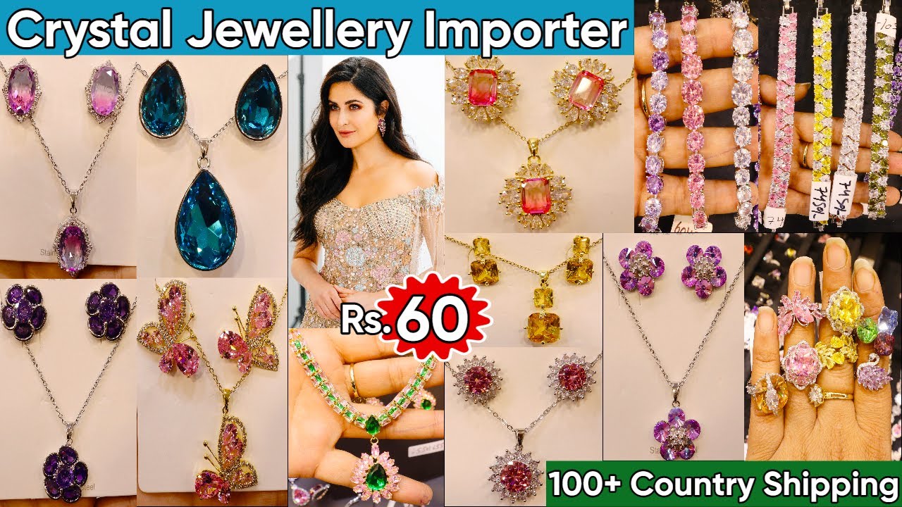 Premium High End Imported Crystal Jewellery Collection 2025 | Hollywood Celebrity Inspired Jewellery