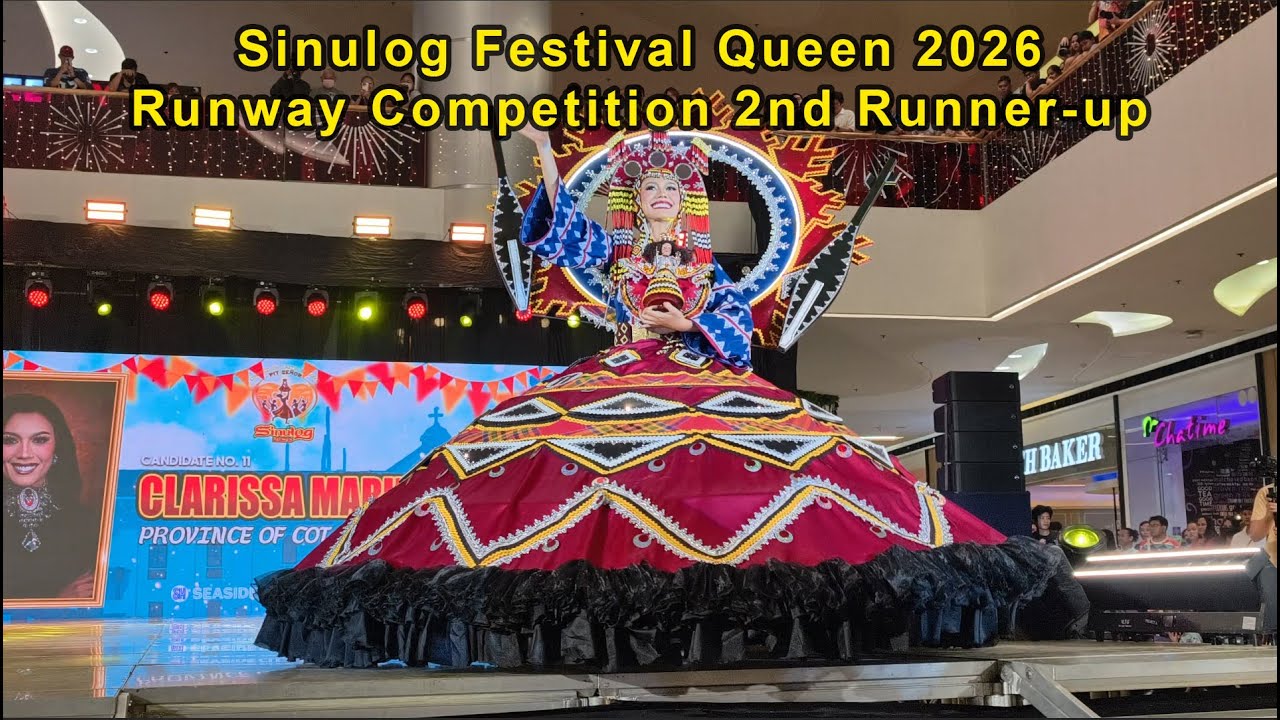 Sinulog Festival Queen 2026 Runway Competition 2nd Runner-up