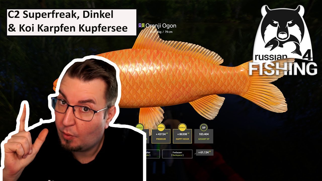 C2 Superfreaks, Dinkelsbühler & Koi Karpfen Kupfer See | Russian Fishing 4 #595 | Deutsch | UwF