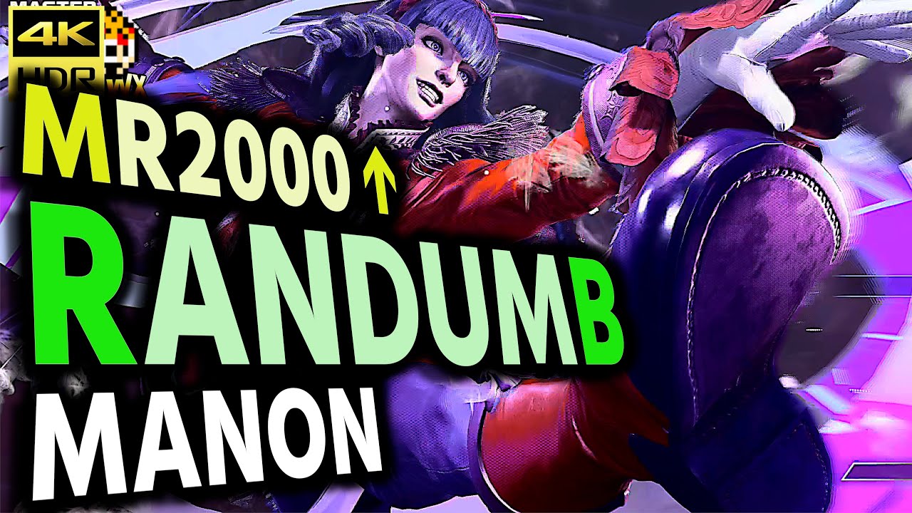 SF6: RANDUMB  MR2000 over Manon | sf6 StreetFighter6 sfvi 4K HDR #sf6 #streetfighter6 #ps5