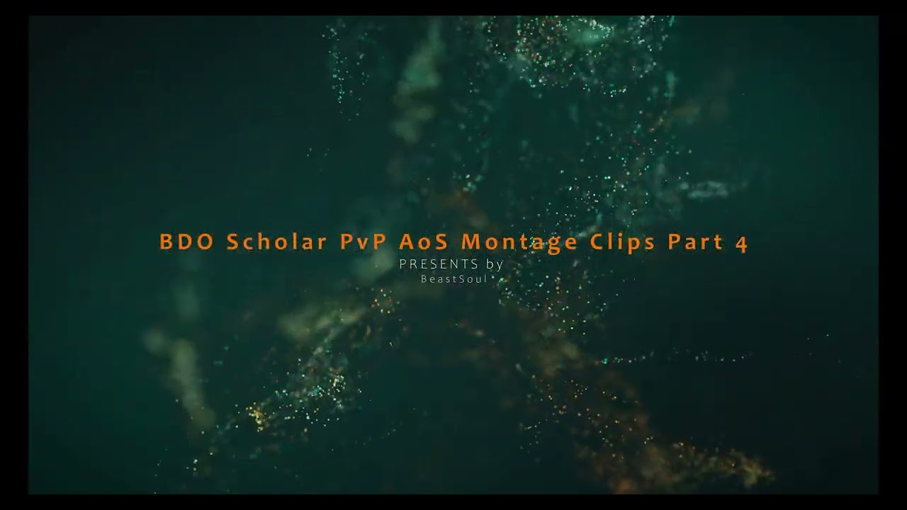 BDO Scholar PvP AoS Montage Clips + Bonus Clip [ 4k ] Part4
