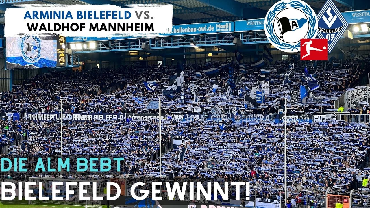 DIE ALM BEBT! BIELEFELD SIEGT SPEKTAKULÄR! / Arminia Bielefeld vs. Mannheim / FANPRIMUS STADIONVLOG