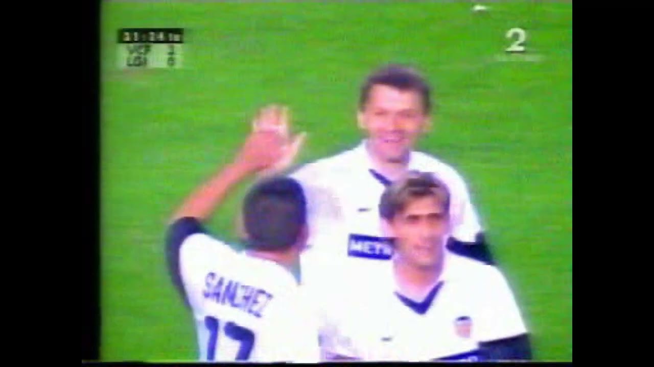 Valencia CF - Legia Warszawa 6:1 (puchar UEFA 2001/02)