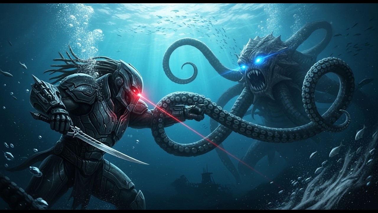 Yautja Monster vs Sea Monster – The Ultimate Unbeaten Clash Beneath the Ocean