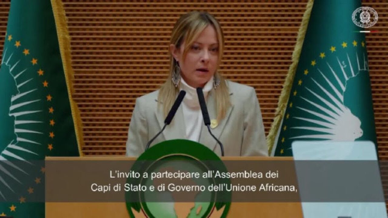 Meloni a Unione Africana: 