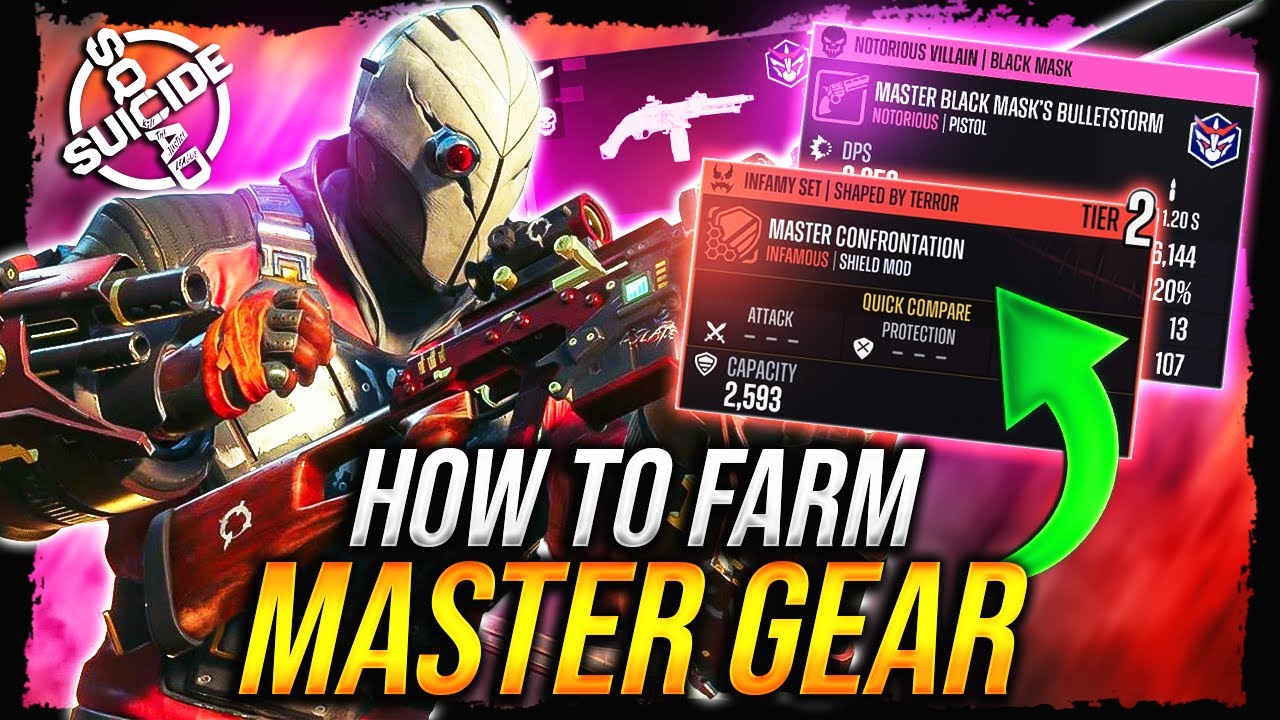 How To Farm Master Gear in Suicide Squad Kill The Justice League... (Updated 2025)