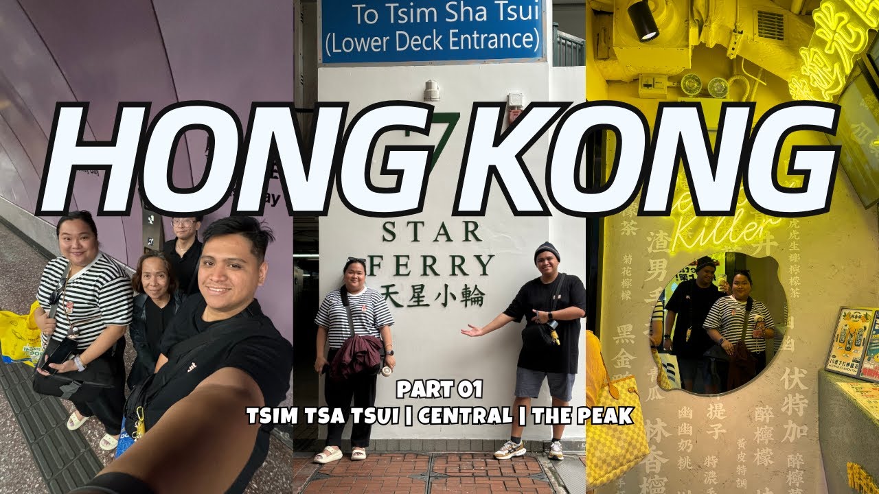 First Day in Hong Kong 🇭🇰 | Tsim Sha Tsui, Central & The Peak
