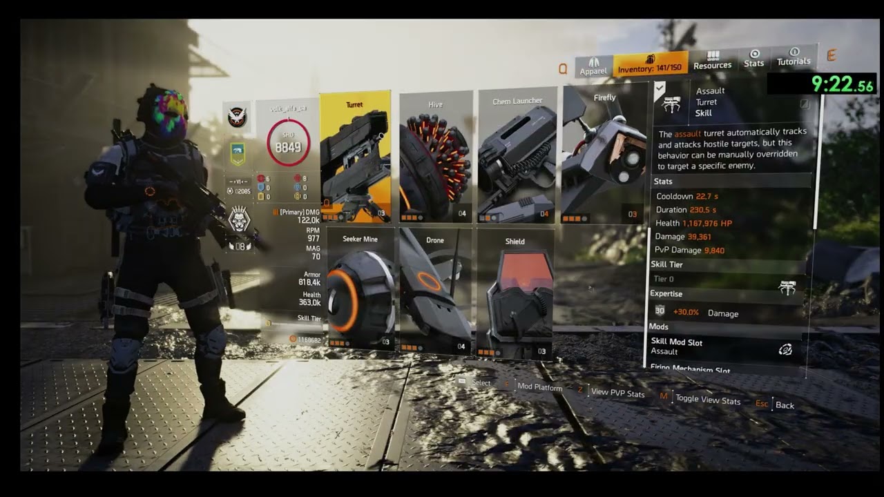Solo Legendary Tidal Basin 1:05:48 The Division 2