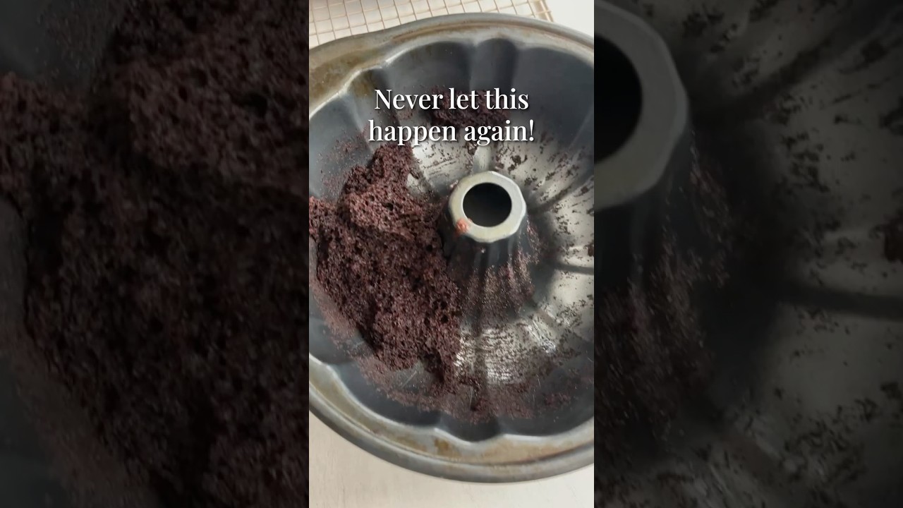 My #1 trick to keep bundt cakes from sticking