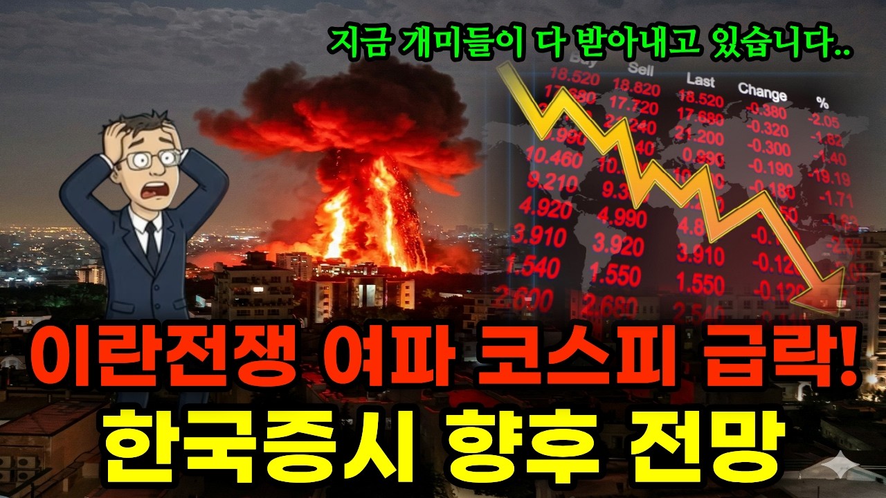 코스피 6000 붕괴, 진짜 폭락 시작!? 지금 개미들이 다 받고 있습니다..! 코스피 향후 전망 (금융전문가 의견 종합정리)