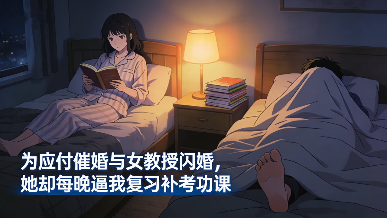 为应付催婚与女教授闪婚，她却每晚逼我复习补考功课。白天她是我老师，晚上她是我老婆，这学怎么上#小說 #小說推薦 #漫畫 #劇情 #動漫
