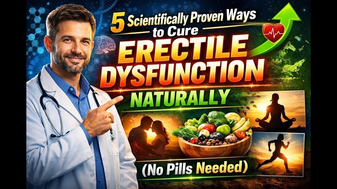 5 Scientifically Proven Ways to Cure Erectile Dysfunction Naturally (No Pills Needed)