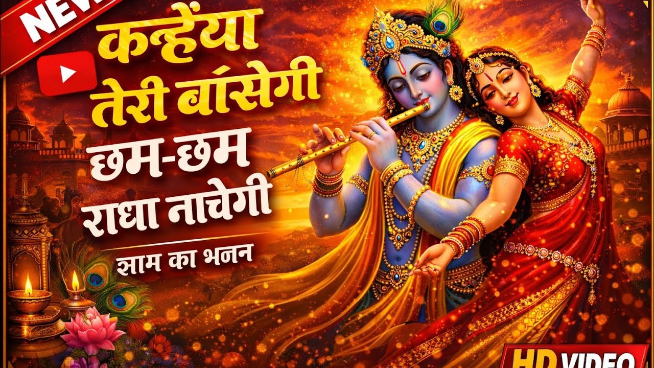 # कन्हैया तेरी बांसुरी बजेगी छम छम राधा नाचेगी बहुत ही प्यारा भजन है इसे जरूर से सुनने 🙏🙏