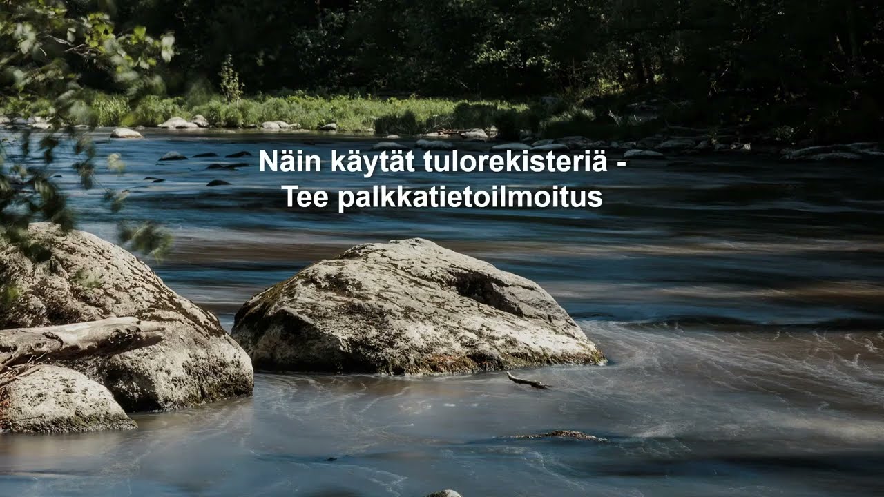 Näin käytät tulorekisteriä ‒ Tee palkkatietoilmoitus
