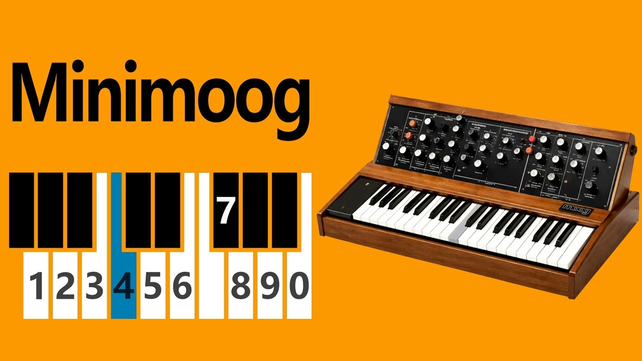 YouTube Minimoog Synthesizer in G major 🎵