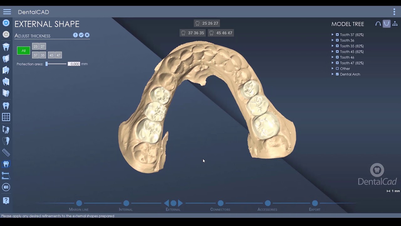 DentalCad 2020 - Articulador Digital