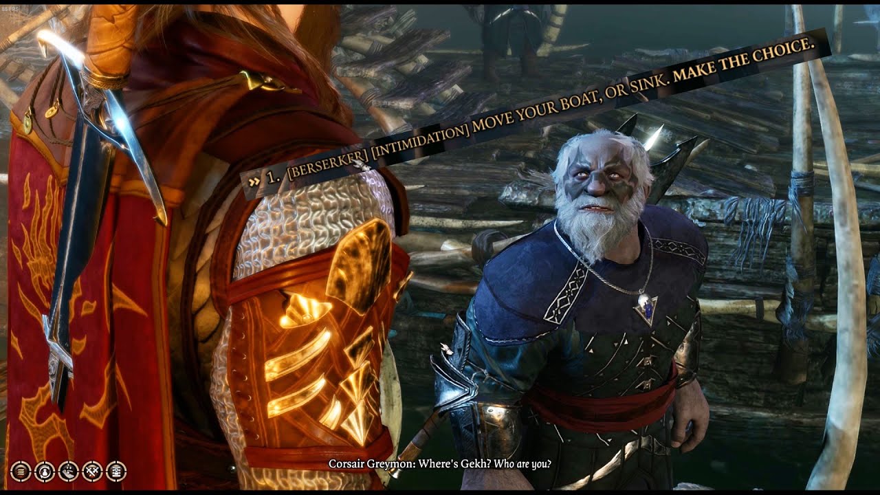 Baldur's Gate 3: They even have unique dialogue options for SUBCLASSES (berserker).