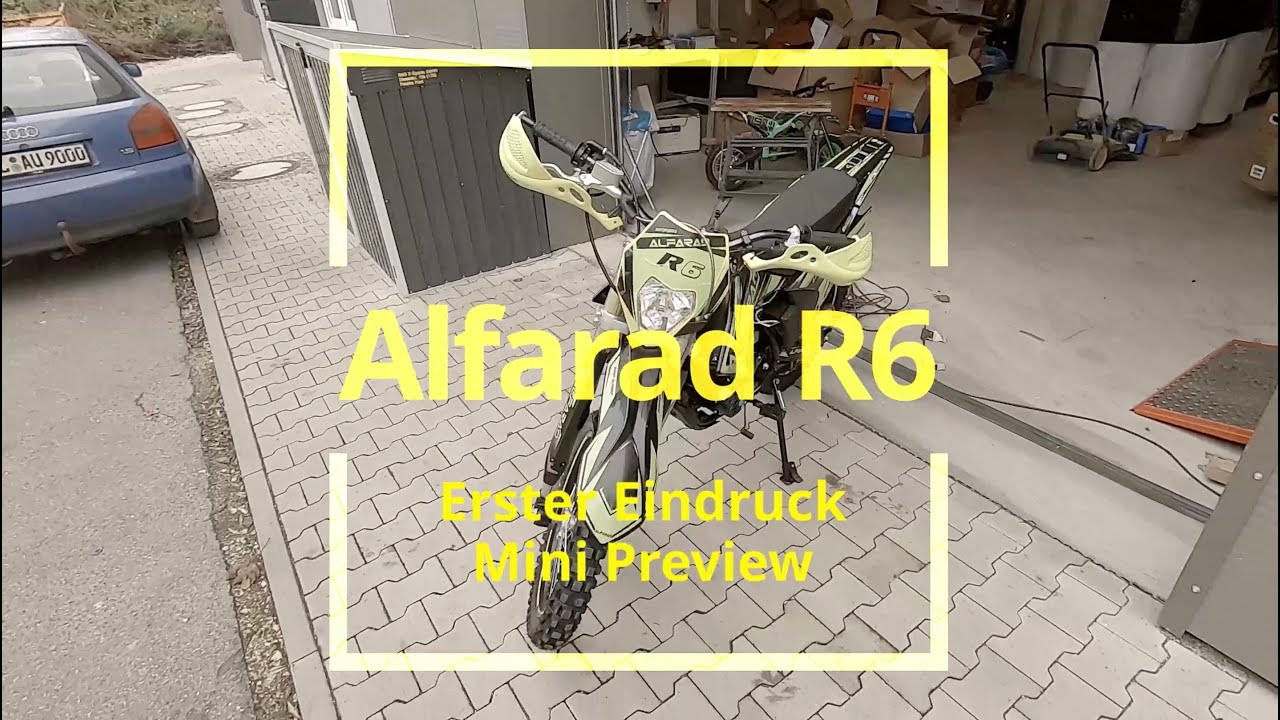 Alfarad R6 250ccm Pitbike 19/17 Zoll erster Eindruck Mini Review