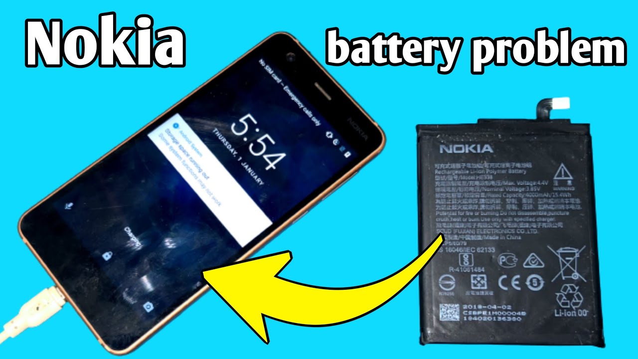 Nokia 2 | ta 1029 | battery change / how to change Nokia 2 battery