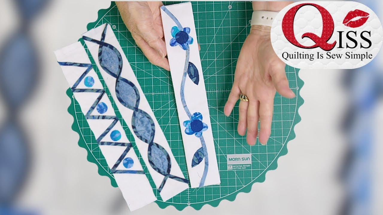 Make Beautiful Quilt Sashings with Applique // QISS EP11