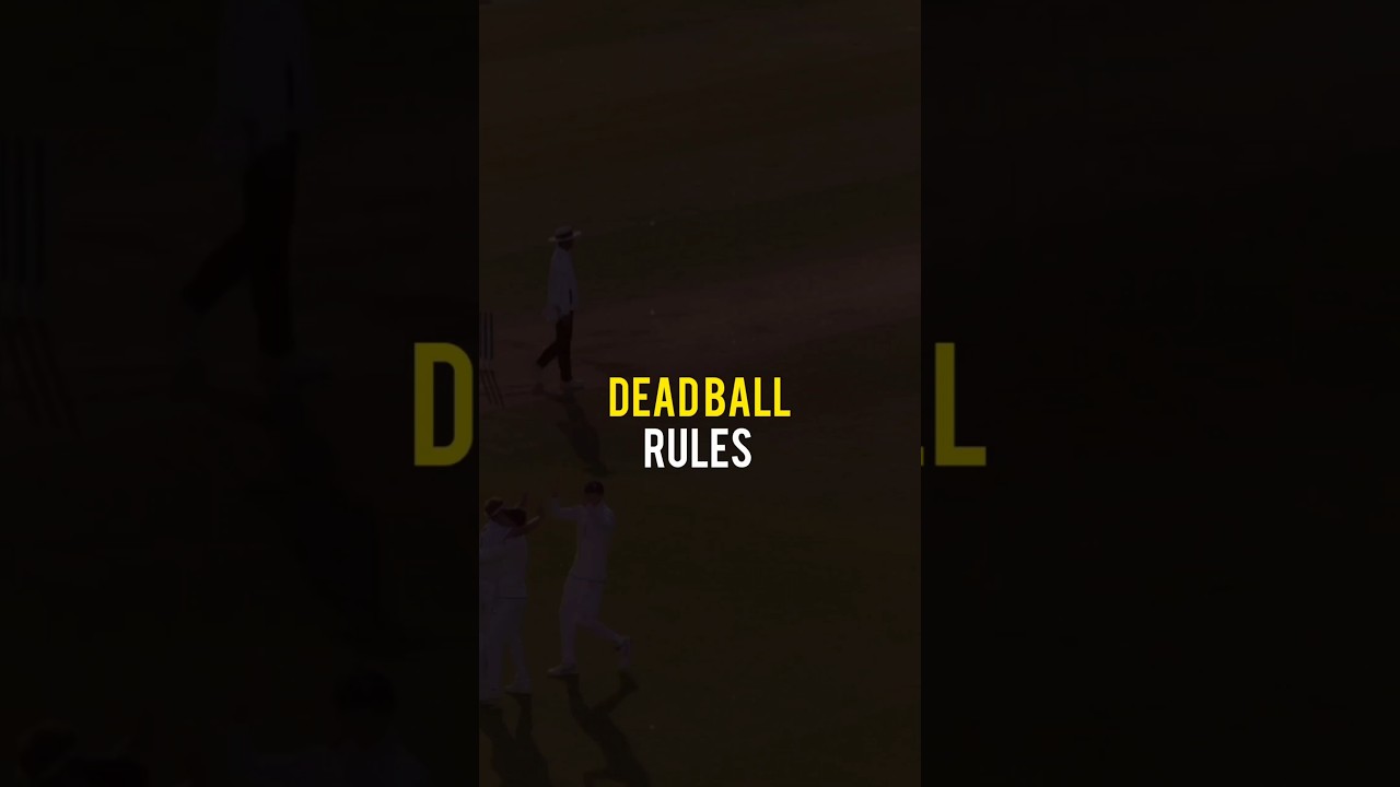 Dead ball rules in cricket history 