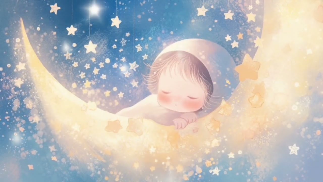 【睡眠用BGM】月の上で夢見る子守唄、星空への魔法の旅。
