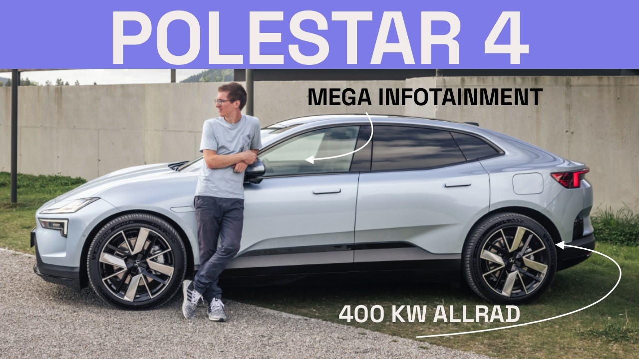 🔋 2025 Polestar 4: Vergiss die Heckscheibe - hast du das Infotainment gesehen?! - Autophorie
