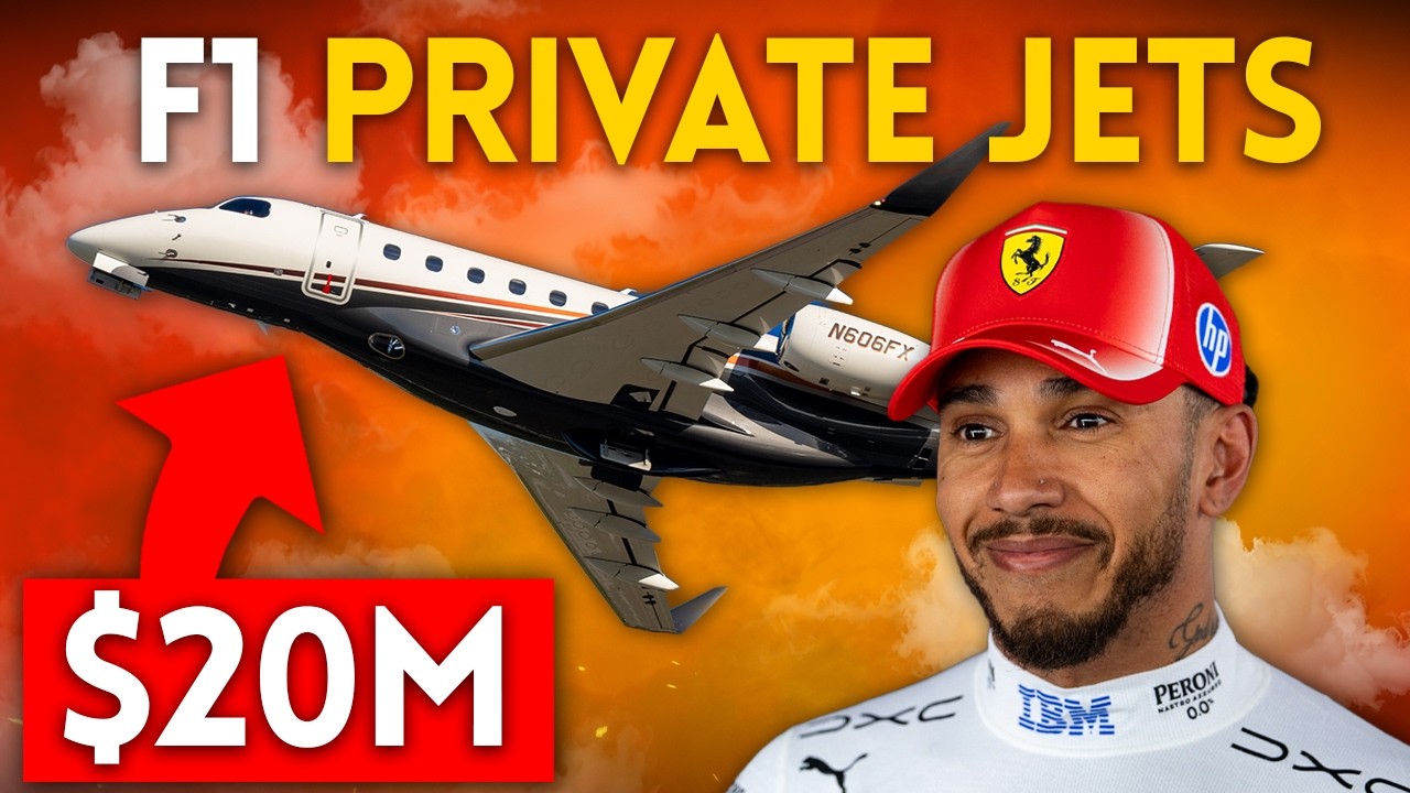 F1 Drivers&rsquo; LUXURY PRIVATE JETS at the BELGIAN GRAND PRIX!