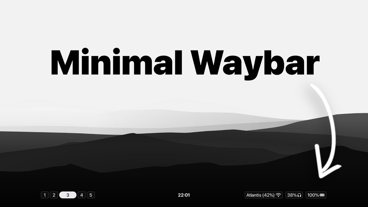 Waybar — это просто | Как настроить Waybar