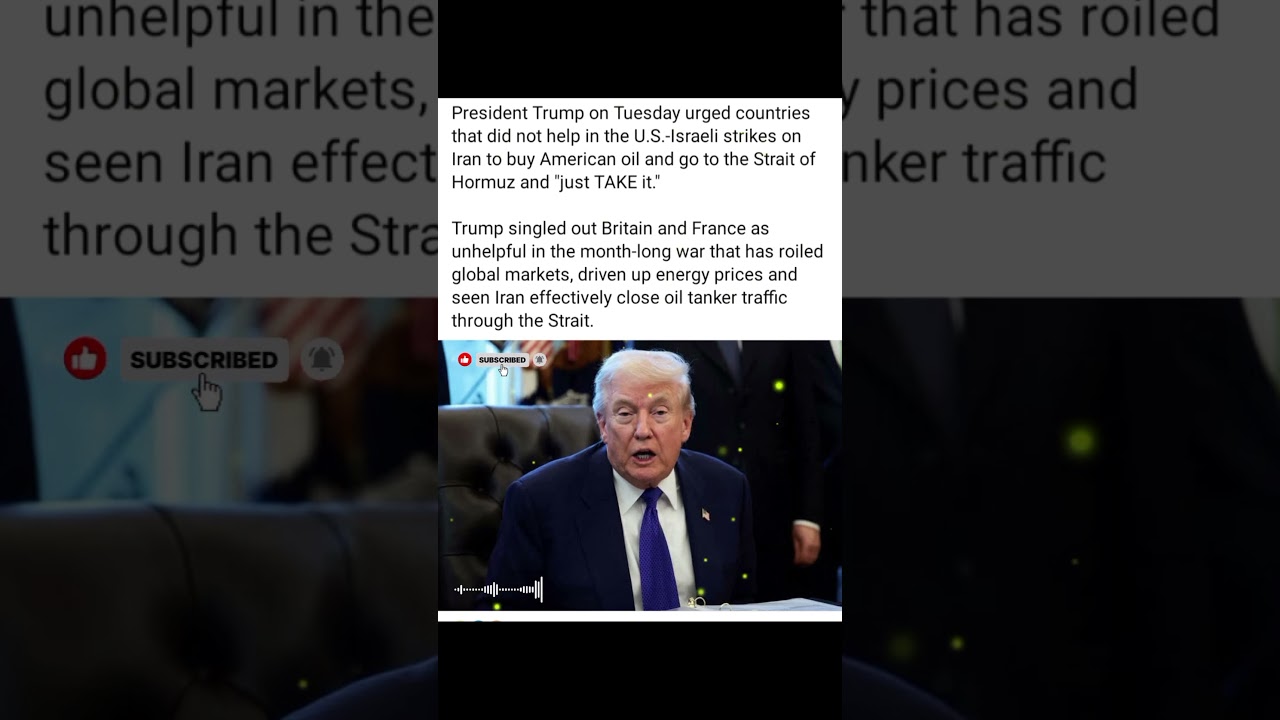 Trump Tells Countries to 