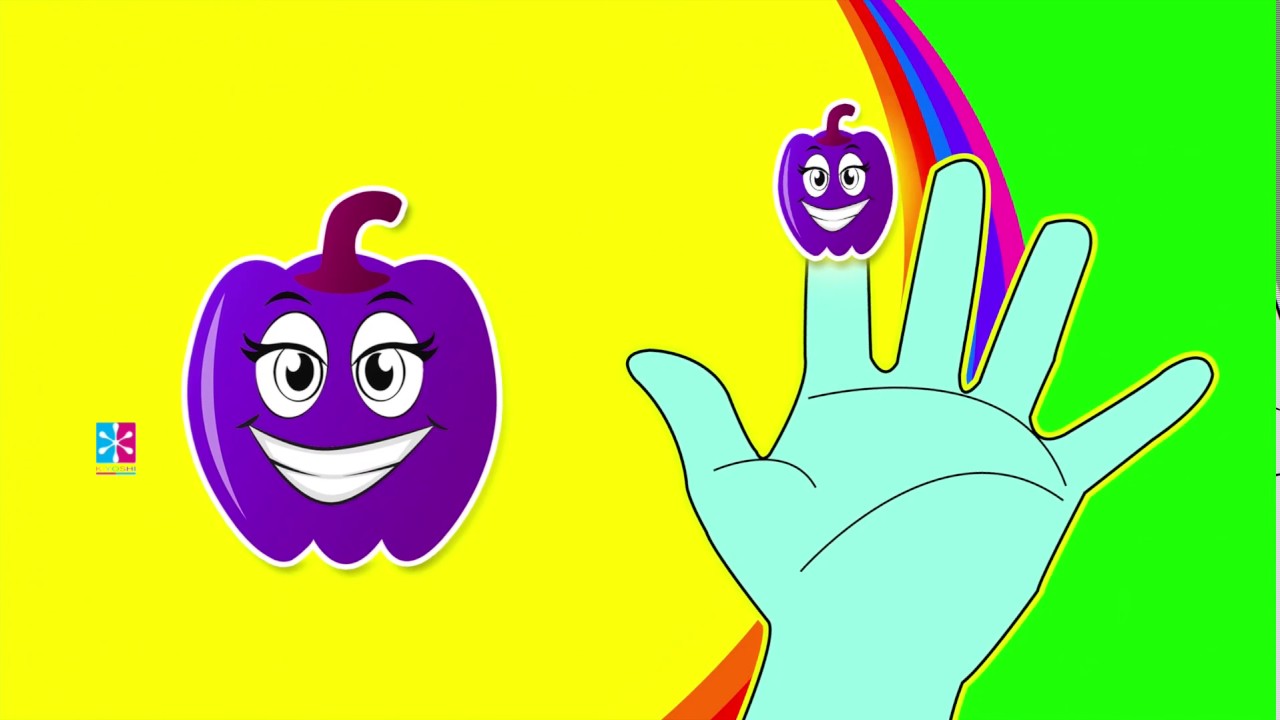 Capsicum Finger Family Song | Vegetable Finger Family Rhymes | English Nursery Rhymes