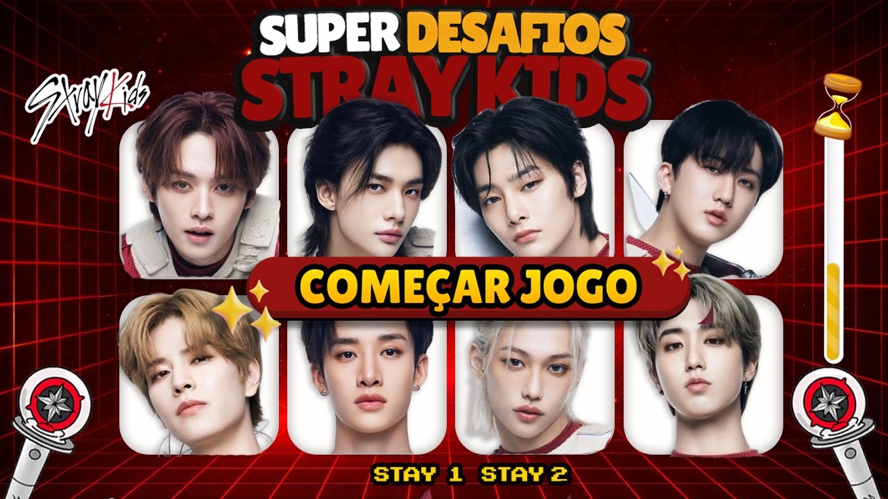 SUPER DESAFIOS do Stray Kids 🎮🔥 | Só STAY de Verdade Consegue Completar! ⭐