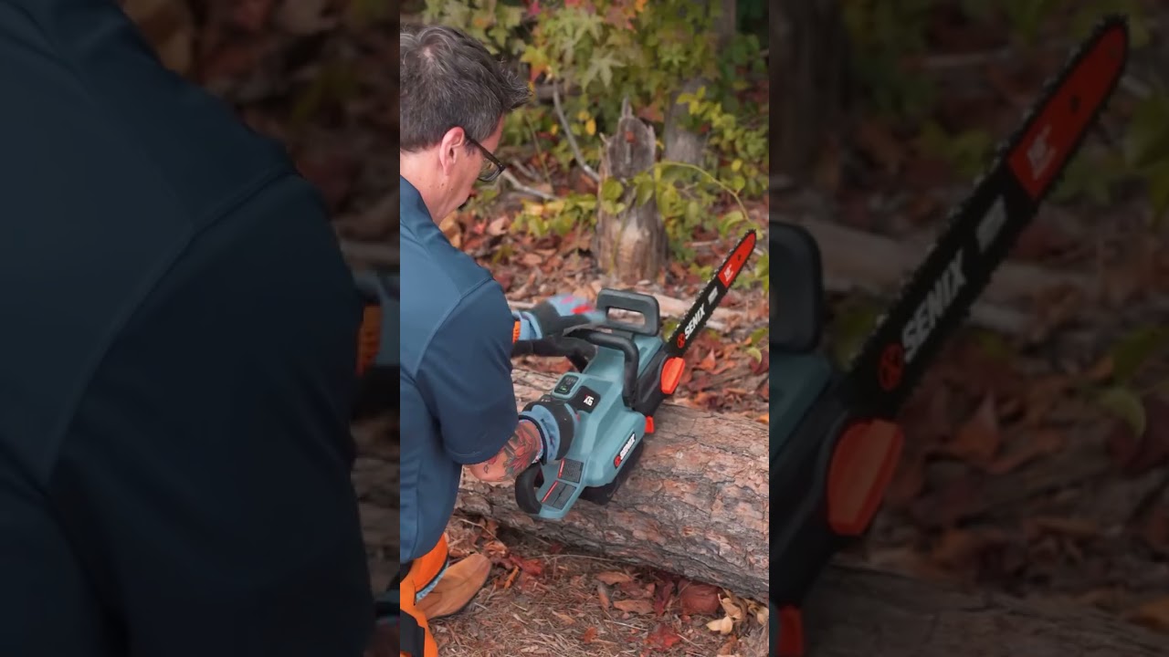 Time to gear up with the SENIX X6 Electric Chainsaw